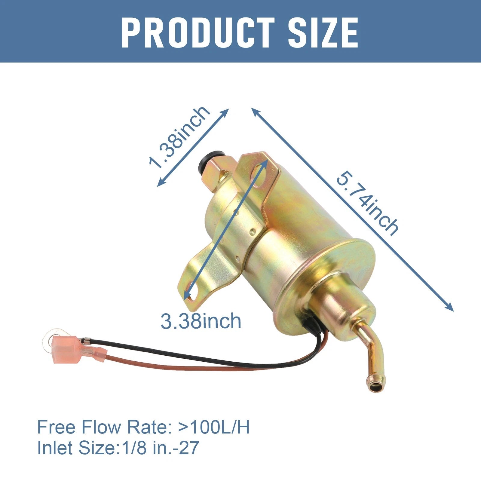 Fuel Pump for Onan 4000 4Kw Gas RV Generator (2000-2023)