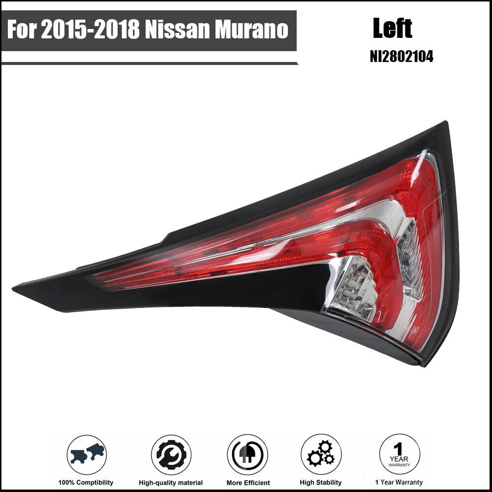 Tail Light Assembly for Nissan Murano (2015–2018) Left Rear LED
