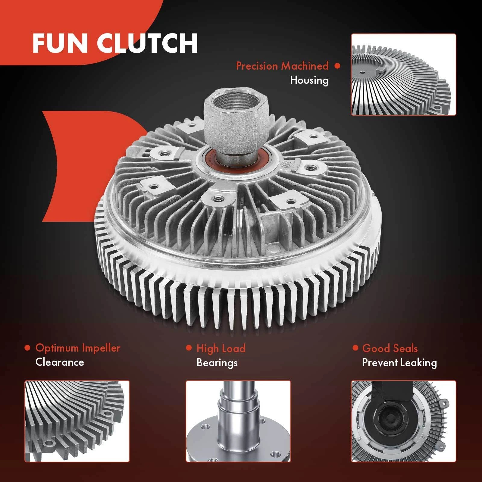 Radiator Cooling Fan Clutch for Chevrolet GMC C6500 Kodiak C7500