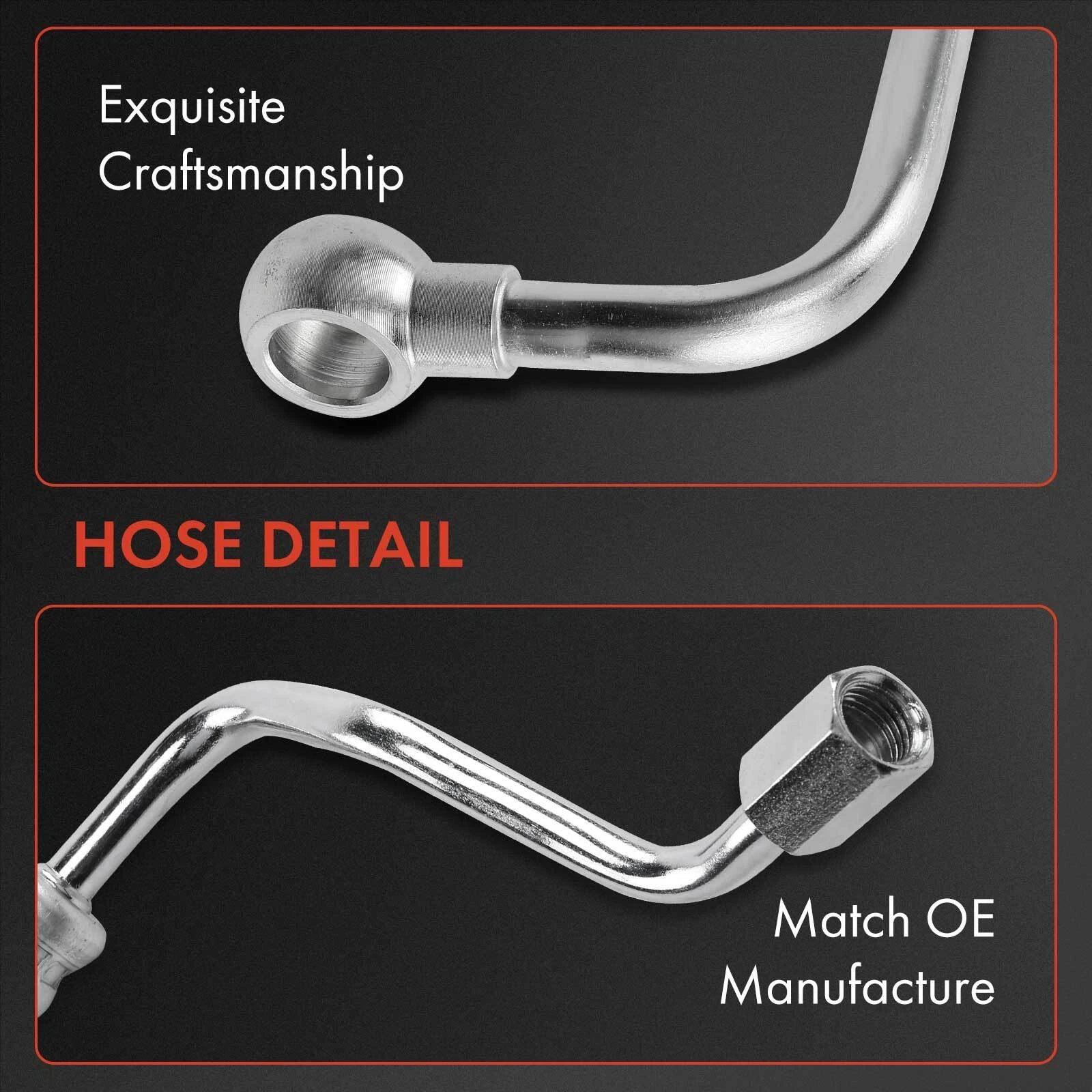 2X Power Steering Pressure and Return Hose Assembly for Subaru Impreza
