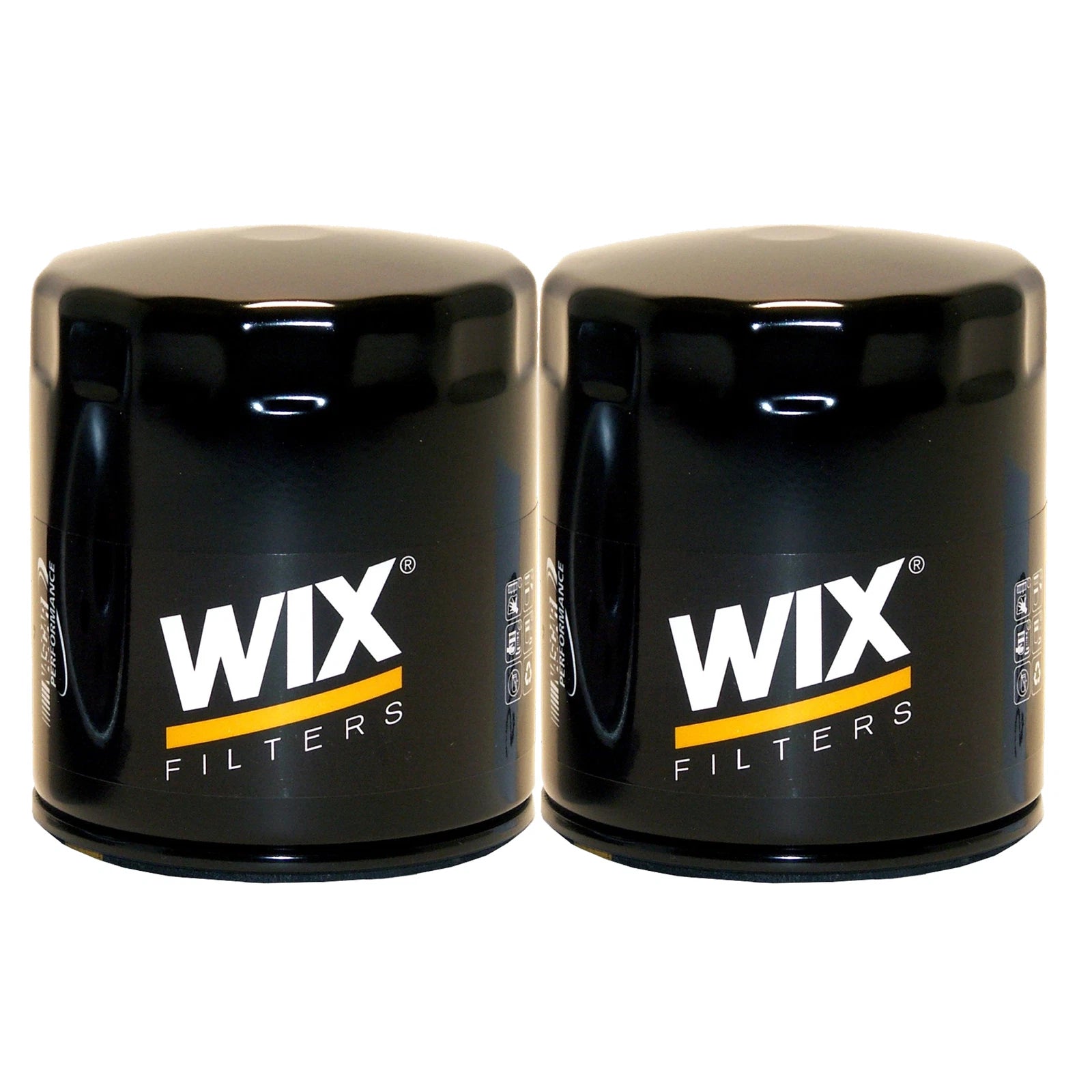 2X Wix Engine Motor Oil Filters for Buick Cadillac Chevy GMC Pontiac (StdAsp)