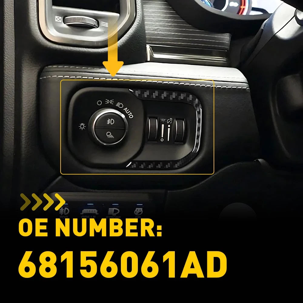 Headlight Lamp Switch for Ram 1500 2500 3500 (2019–2024)