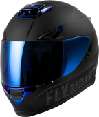 FLY RACING Sentinel Recon Helmet X-Large Matte Black/Blue Chrome (2020–2024)