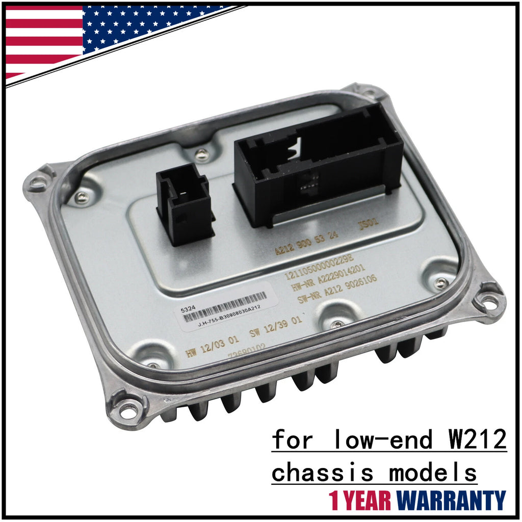 LED Headlight Ballast Control Unit for Mercedes-Benz W212 E-Class (2014–2016)