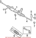 Outer Steering Tie Rod End for Mercedes (OEM 9064600348)