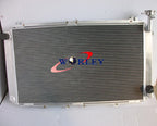 3 Row Aluminum Radiator + Blue Hose for Nissan GQ Patrol Y60 (1997-1999)