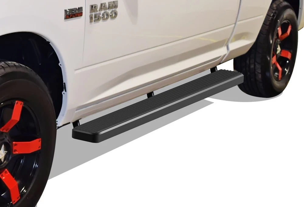 Running Boards for Dodge Ram 1500 Quad Cab (2009–2018) - 6 Inch Matte Black