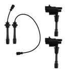 Set of Ignition Coils and Wires for Mazda Protege5 (2002–2003)