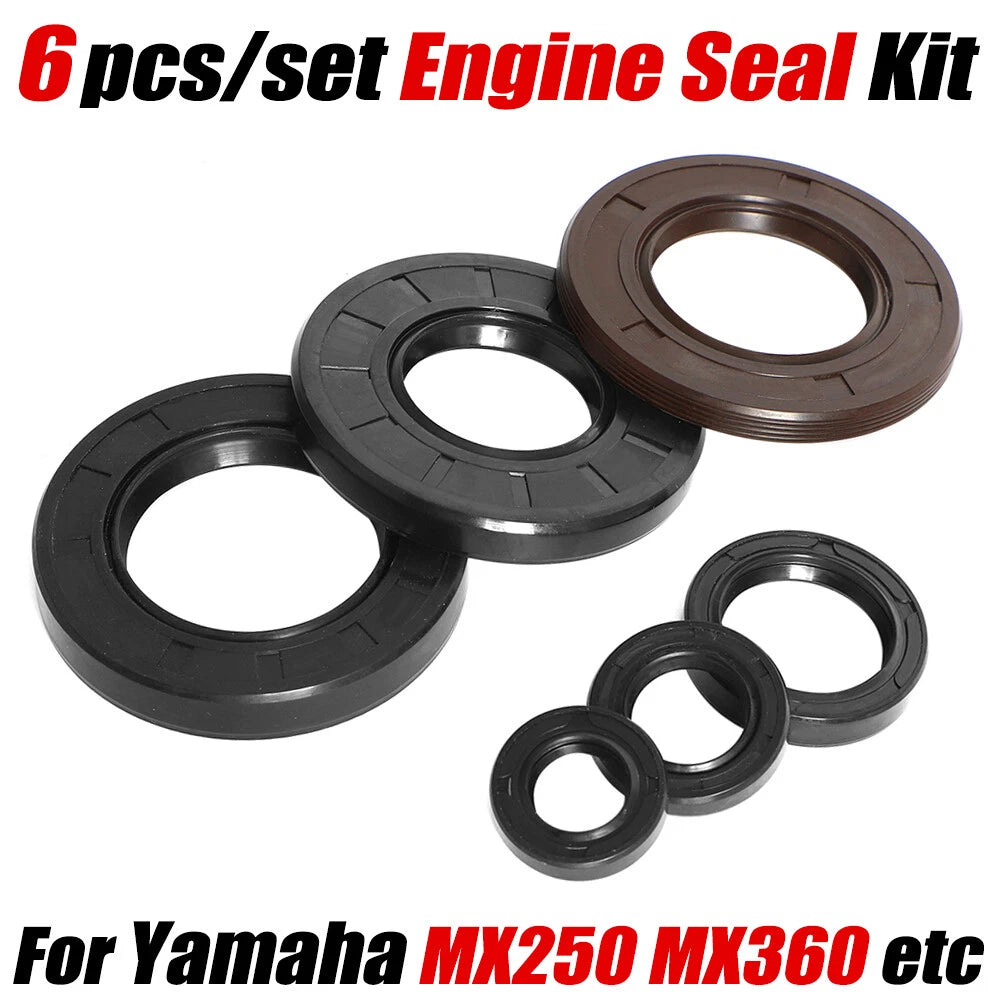 Oil Seal Kit for Yamaha MX250 MX360 (1973–1974)