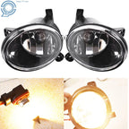 Set of 2 Front Bumper Fog Light Assemblies for Audi A4 S4 B8 (2009-2012)