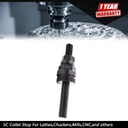 Set of 5 Adjustable Threaded Collet Stops for Hardinge Lathes