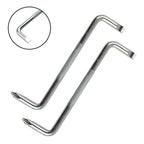 2X Slotted Cross Screwdriver Set - Flat Mirror Polishing