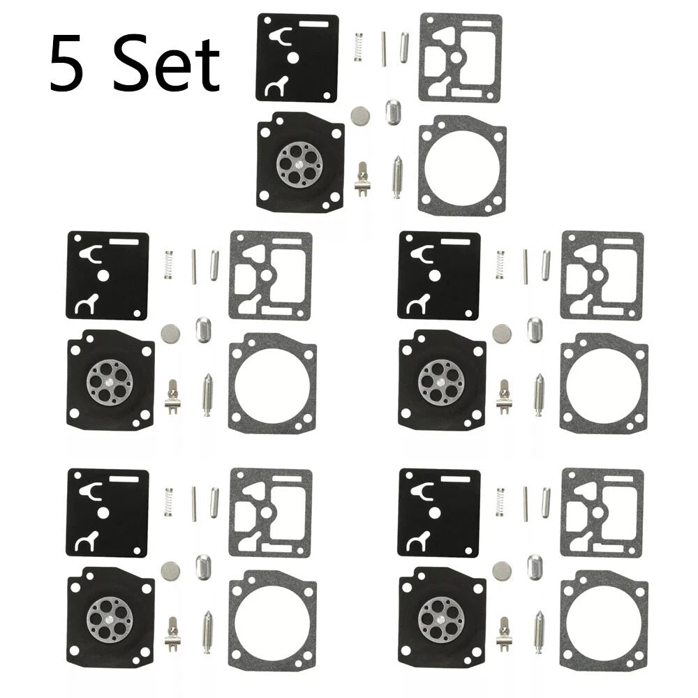 Set of 5 Carburetor Carb Kits for Husqvarna 345 346 353 (RB-122)