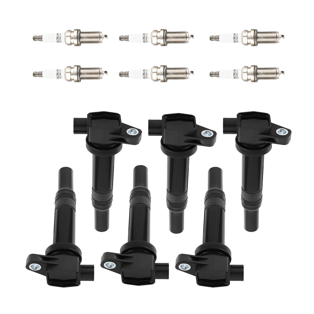 Set of 6 Ignition Spark Plugs for Hyundai Kia Optima V6 2.7L (2007–2010) UF558