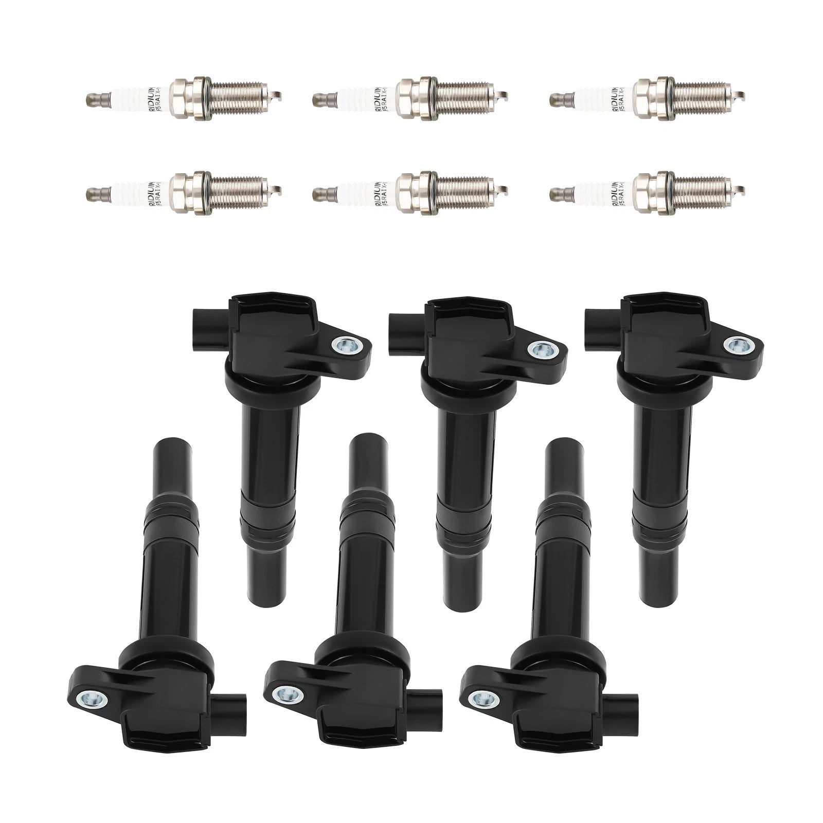 Set of 6 Ignition Spark Plugs for Hyundai Kia Optima V6 2.7L (2007–2010) UF558
