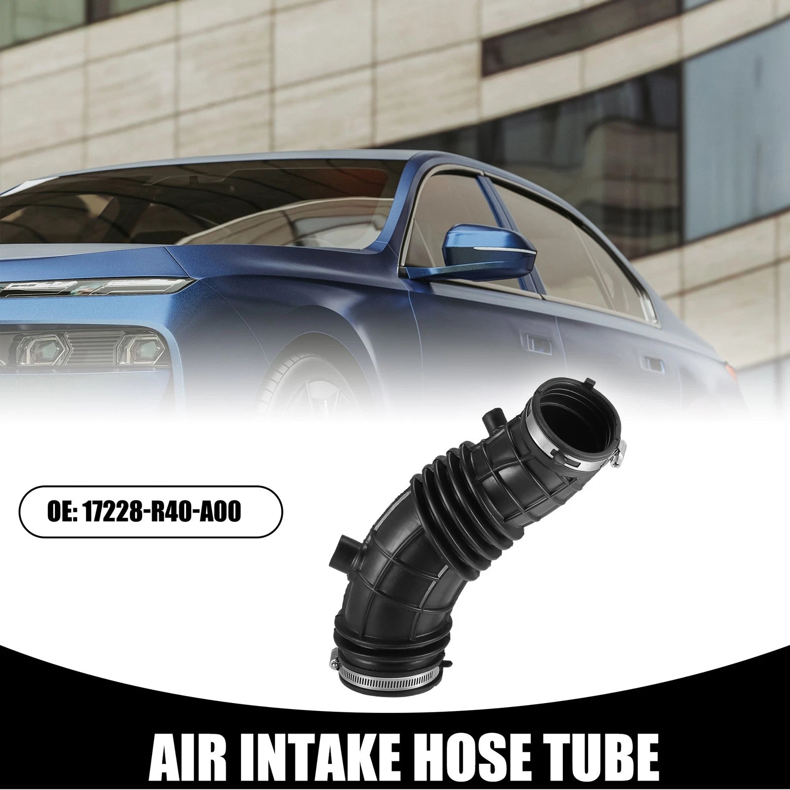 Air Cleaner Intake Hose Tube with Clamps for Honda Accord 2.4L (2008–2012)