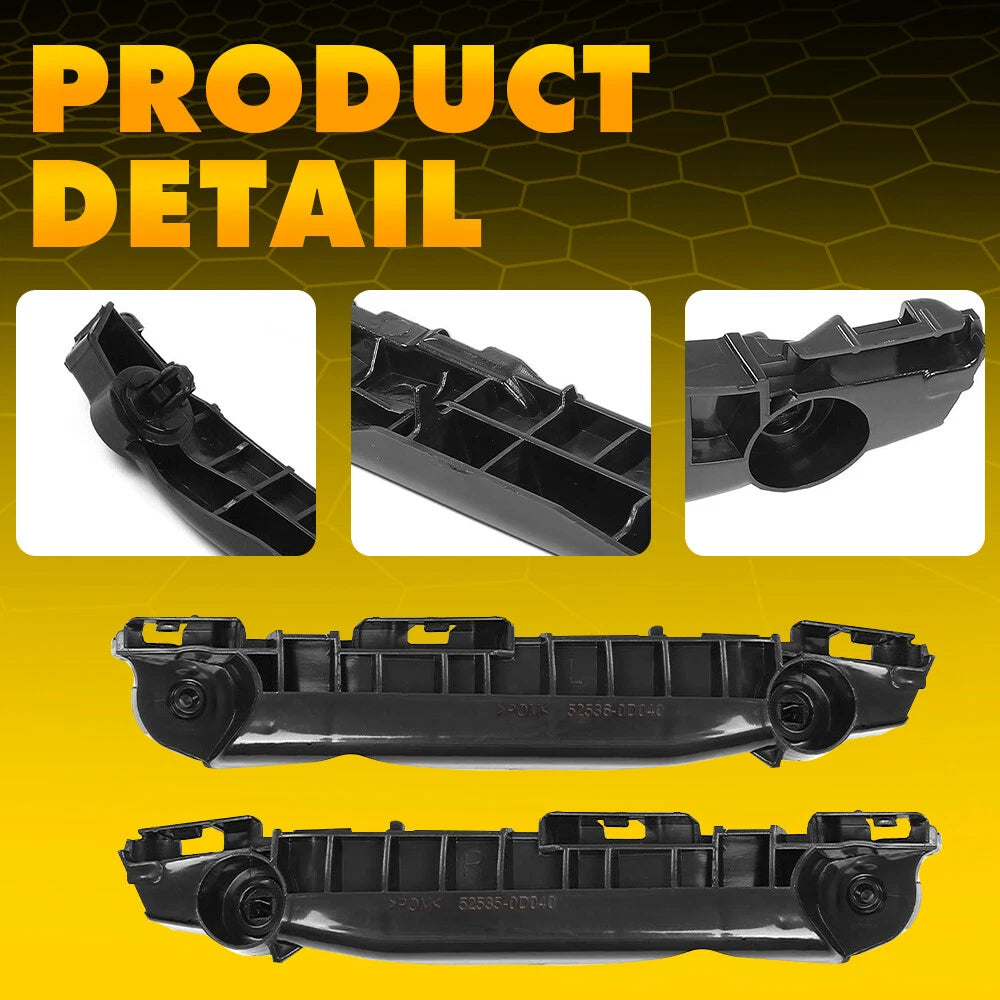 2X Front Bumper Retainers for Toyota Yaris Hatchback (2007–2011)