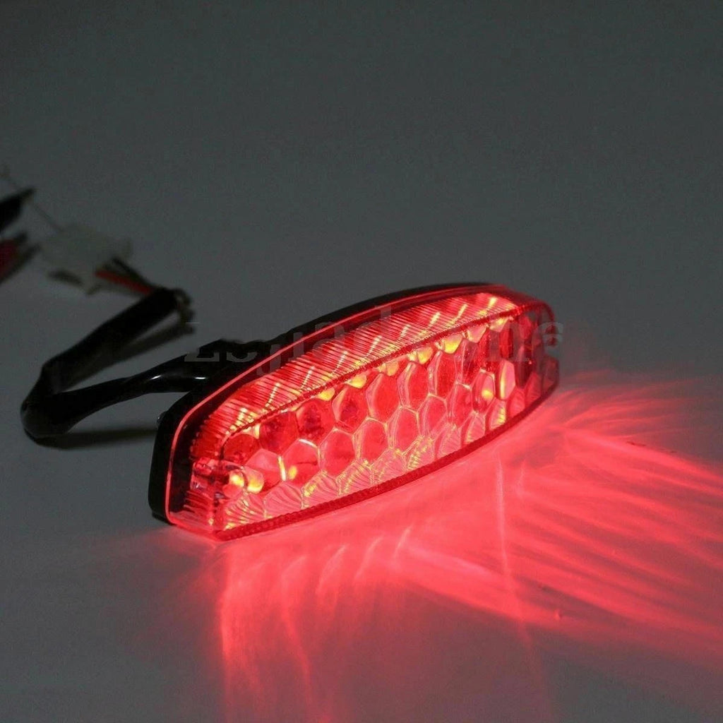 12V Rear LED Tail Brake Light for 50cc 70cc 90cc 110cc 125cc ATV Quad Buggy