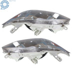 Set of 2 Chrome Headlights for Toyota Corolla (2003-2008)