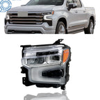 LED Headlight for Chevy Silverado 1500 LTZ (2022–2024) Driver Side