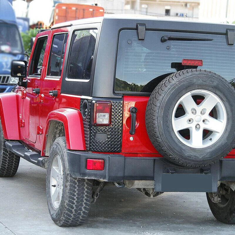 Rear Corner Body Armor Tail Light Guard for Jeep Wrangler JK (2007–2018)
