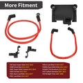Ignition Coil & Spark Plug Wire Cap Kit for FXDL Dyna Low Rider (2012–2017)
