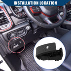Inner Hood Release Handle for Dodge Ram Pickup (2010–2018) 68085761AA