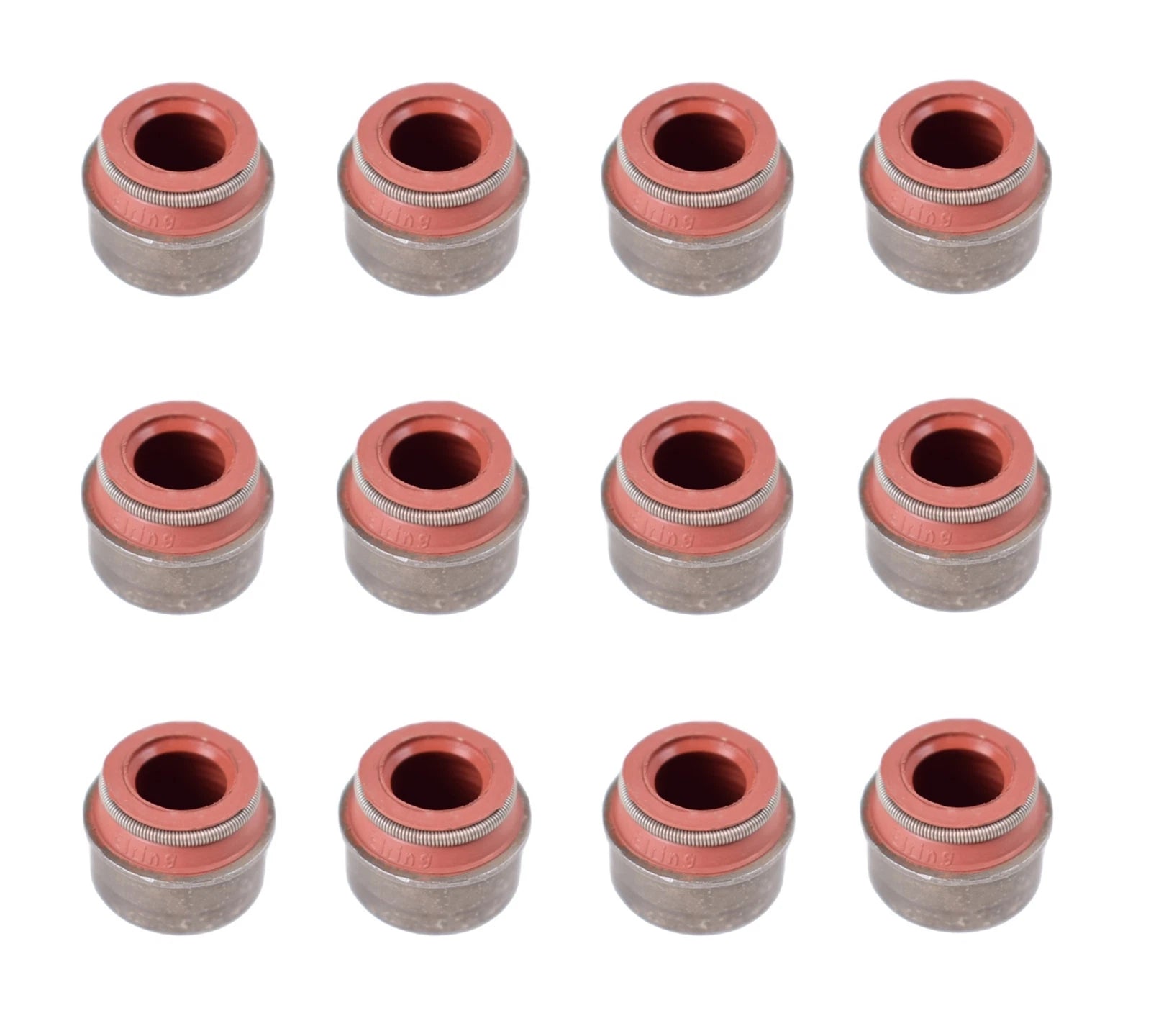 Set of 12 Engine Valve Stem Oil Seals for Audi A6 Quattro VW Golf Passat