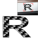 Car Badge Emblem Alphabet Letter Decals Stickers for