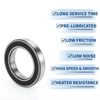 Deep Groove Ball Bearing 90x140x24mm for Scooter Skateboard (1 Pc)