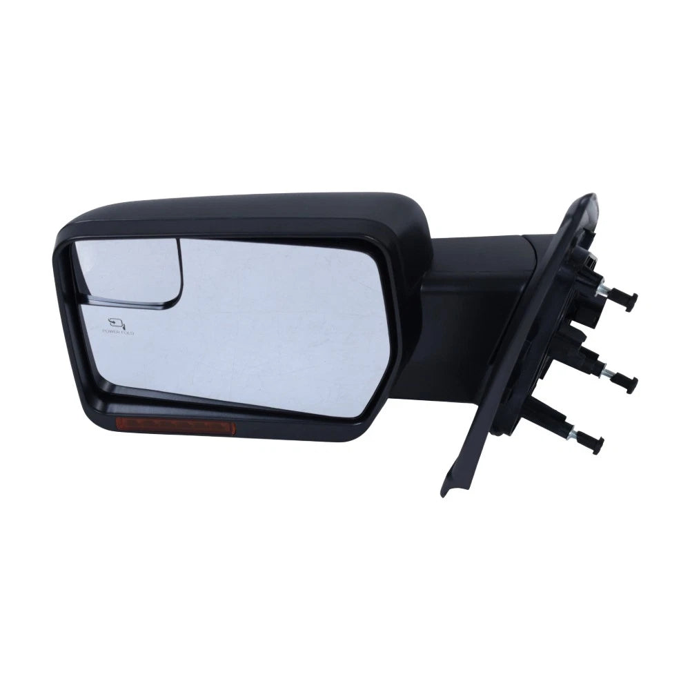 Power Folding Mirror for Ford F-150 (2011–2014) - Left, Puddle Light, Paintable