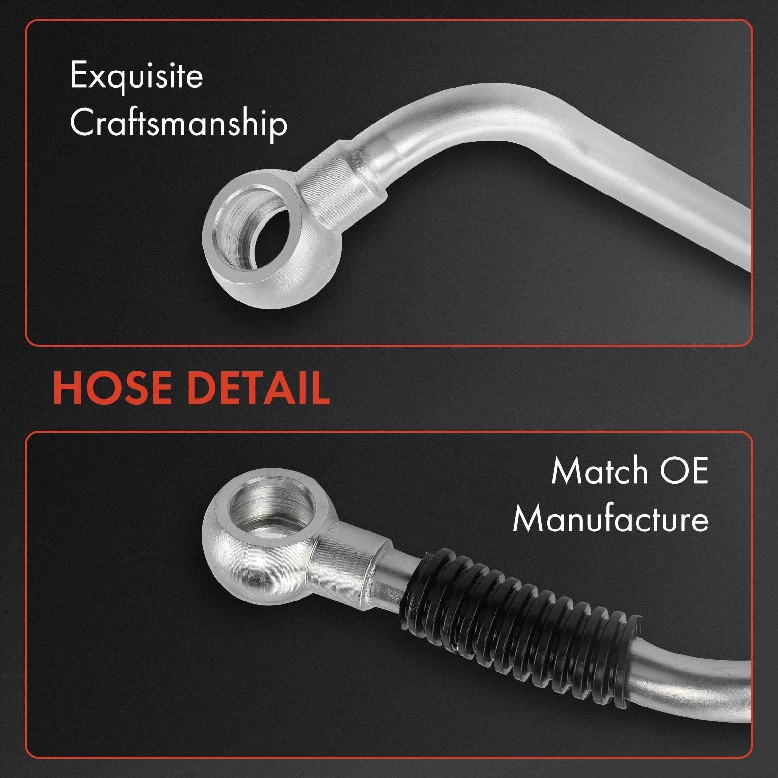 3X Power Steering Line Hose Assembly for BMW E38 740i (1997–2001)