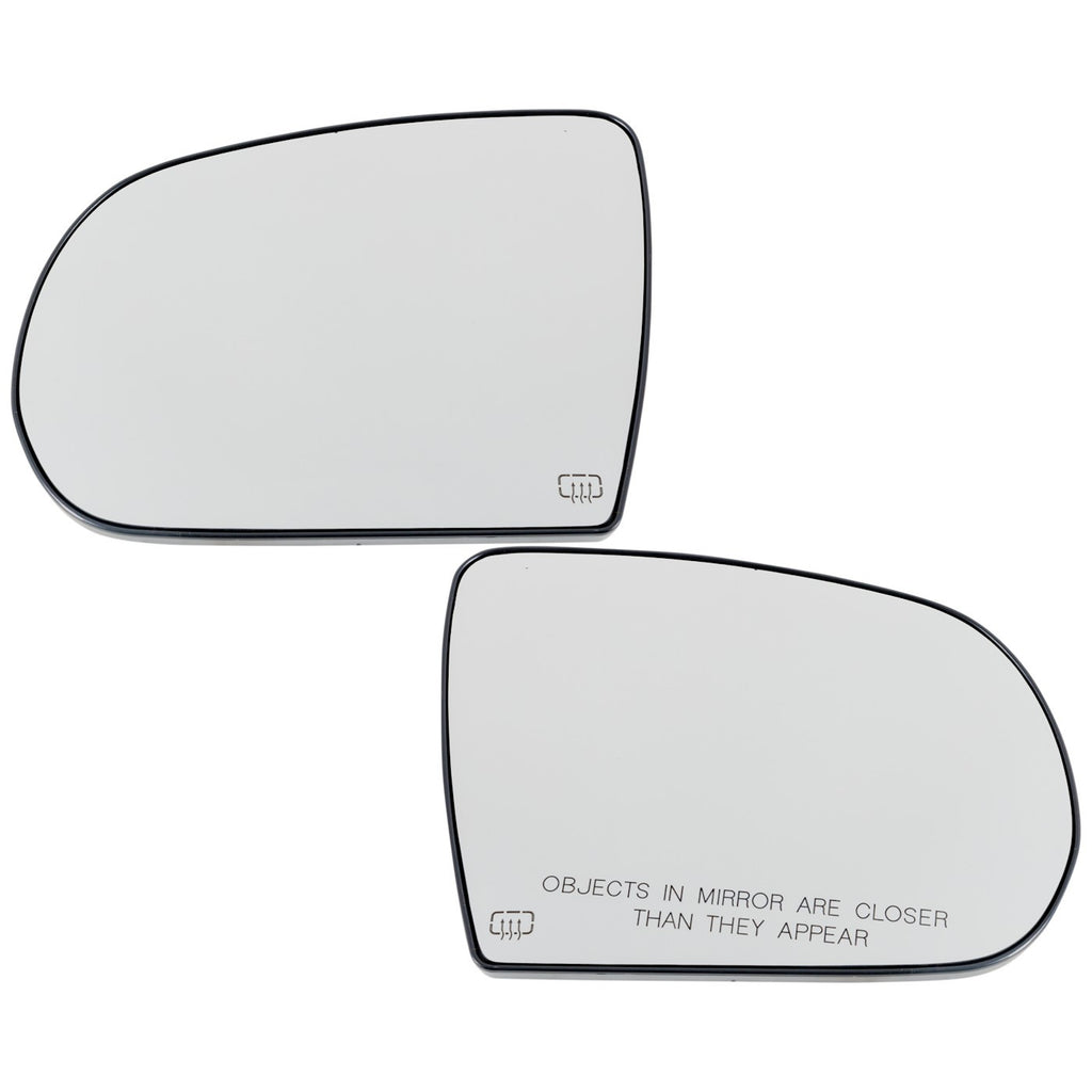 Heated Mirror Glass Set of 2 for Jeep Wrangler