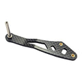 Fishing Reel Handle for DIY (Carbon Fiber, Lightweight, Dual Hole)