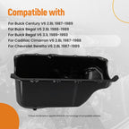 Oil Pan for Chevrolet Celebrity (1987-1990) Steel