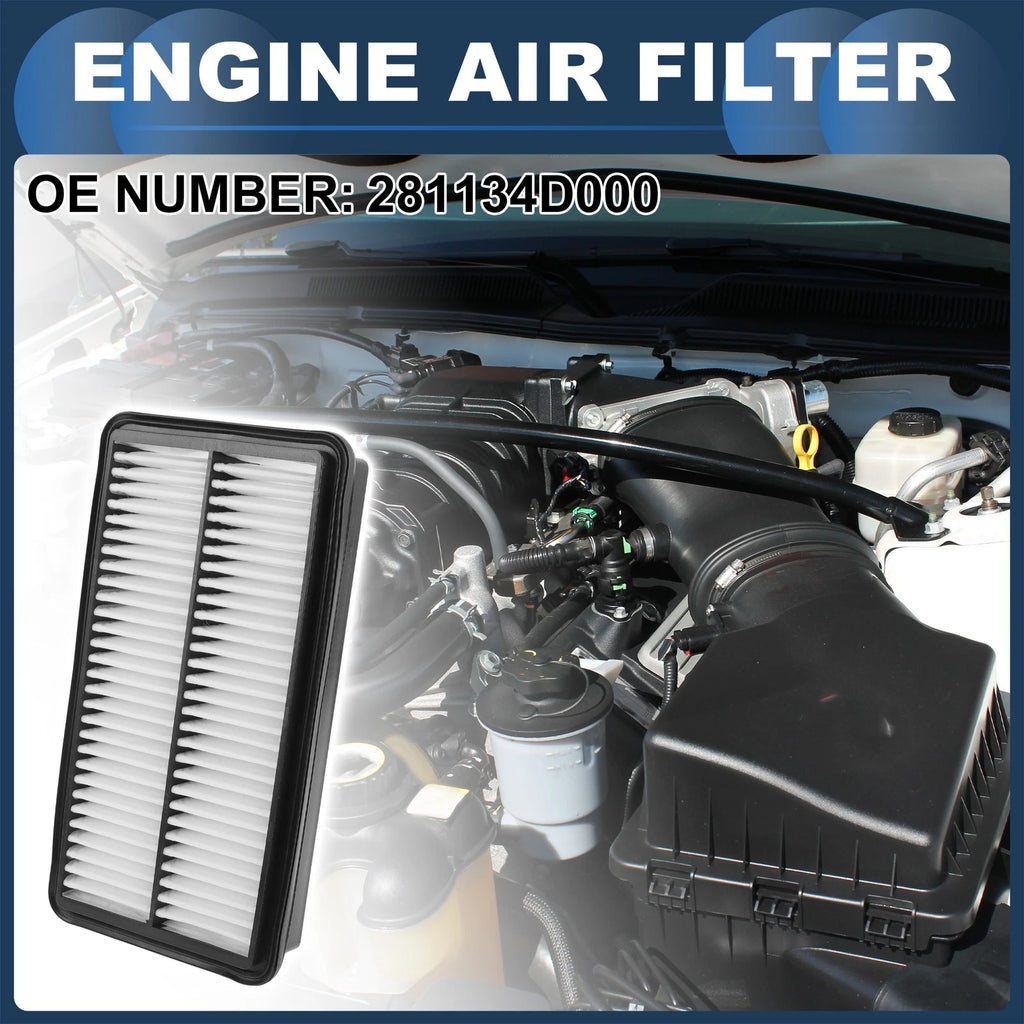 Car Engine Air Filter No. 281134D000 for Kia Sedona (2006–2014) 1 Pc