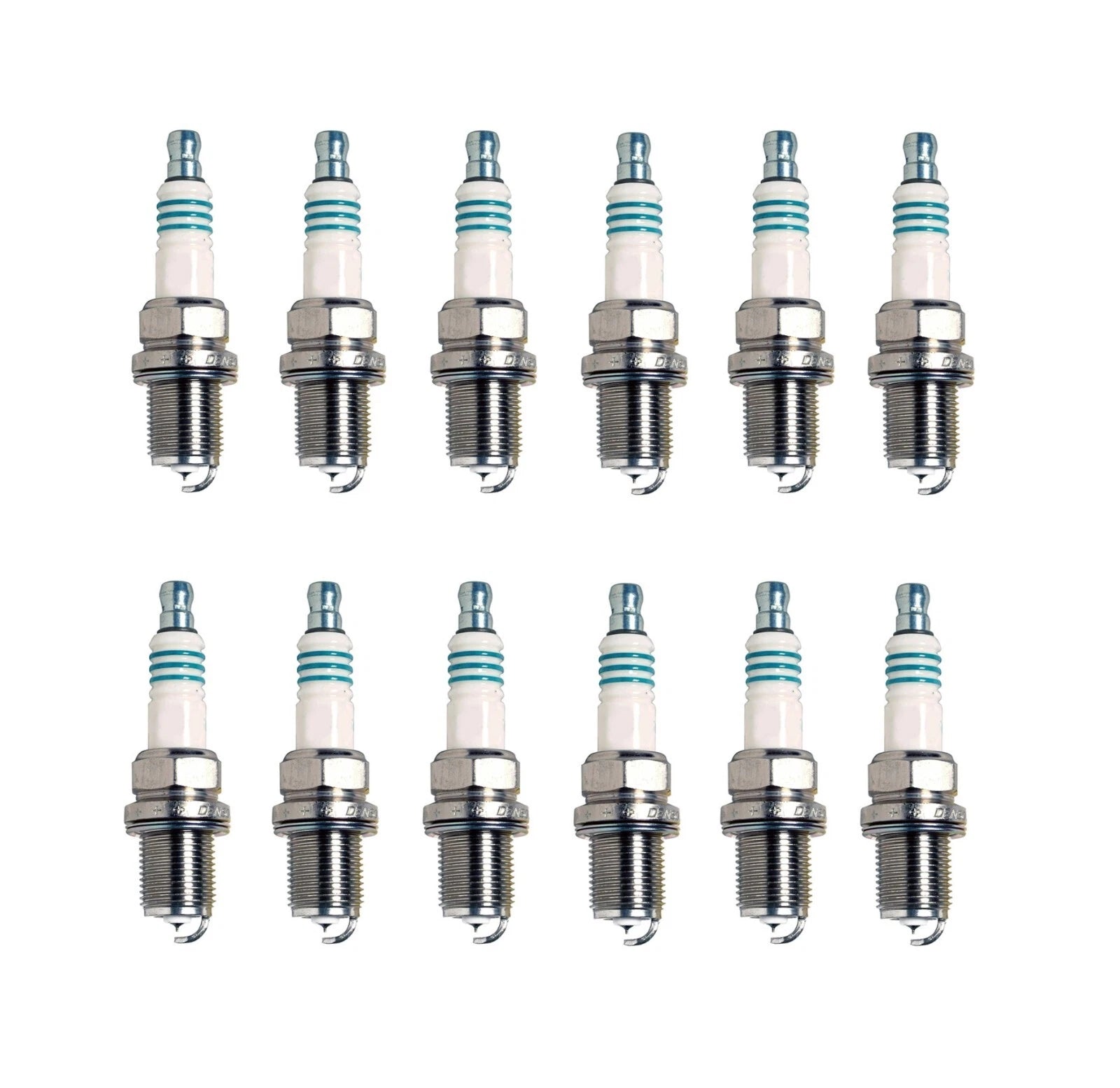 Set of 12 Denso Iridium Power Spark Plugs Gap 0.044 for BMW Chrysler MB Porsche