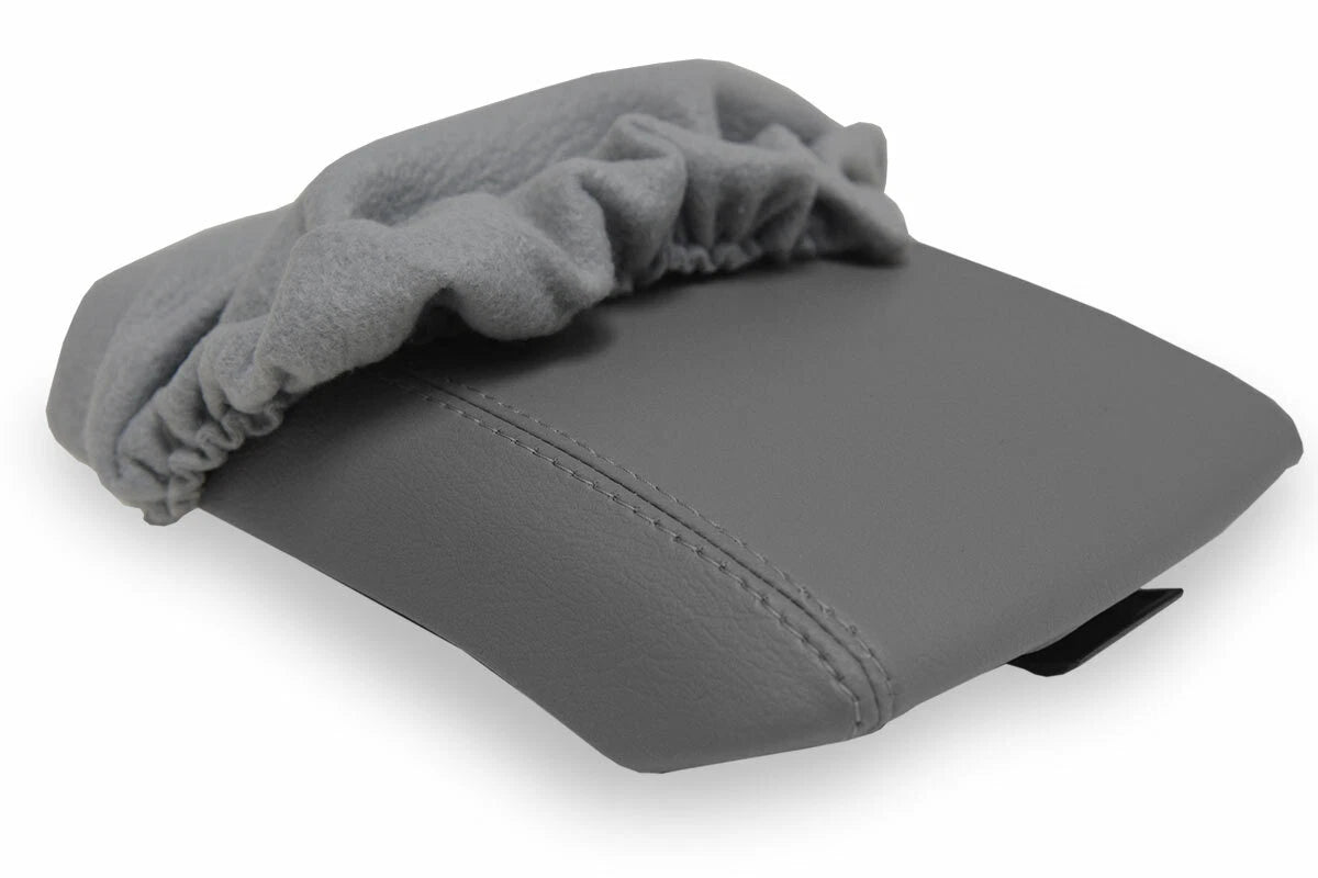 Fleece Console Lid Armrest Cover for Nissan Xterra (2005–2015) Gray
