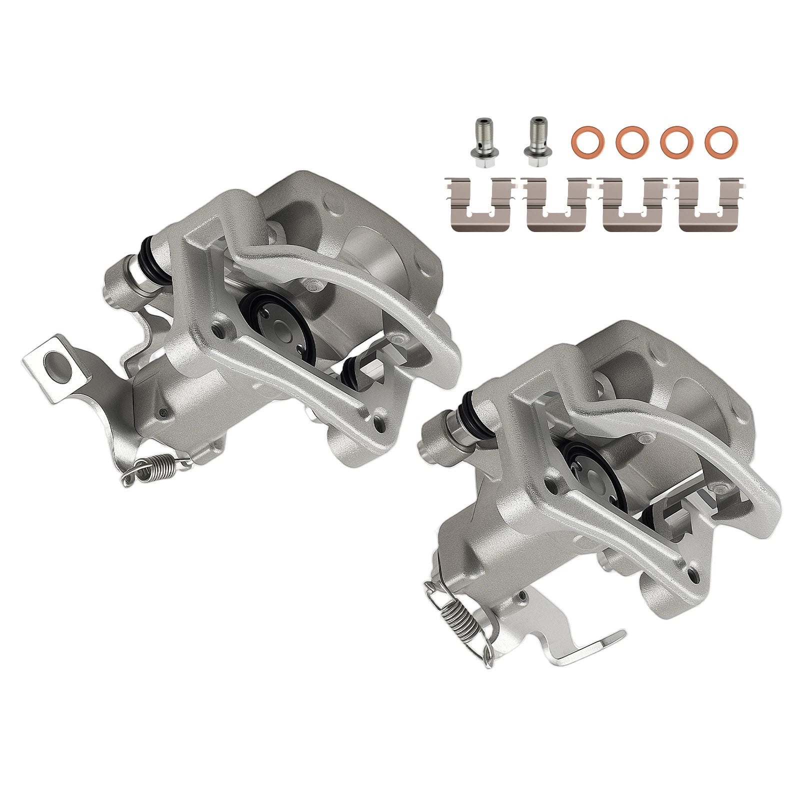 Rear Disc Brake Caliper Kit w/Bracket for Kia Soul (2014–2019) 19-B6789A