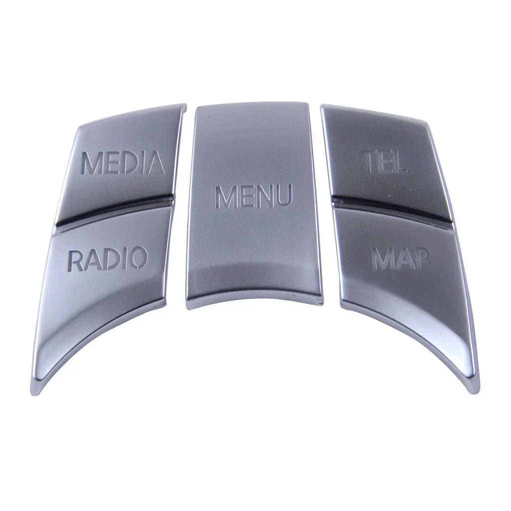 5 x Multimedia Button Cover Trims for BMW 2 3 4 5 6 X5 X6 Series (2014-2023)