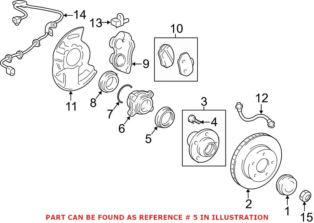 Front Wheel Seal for Lexus GX460 GX470 (2003–2021)