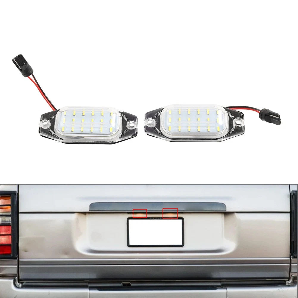Rear License Plate Light for Toyota FJ Cruiser, Land Cruiser FJ80, LX450