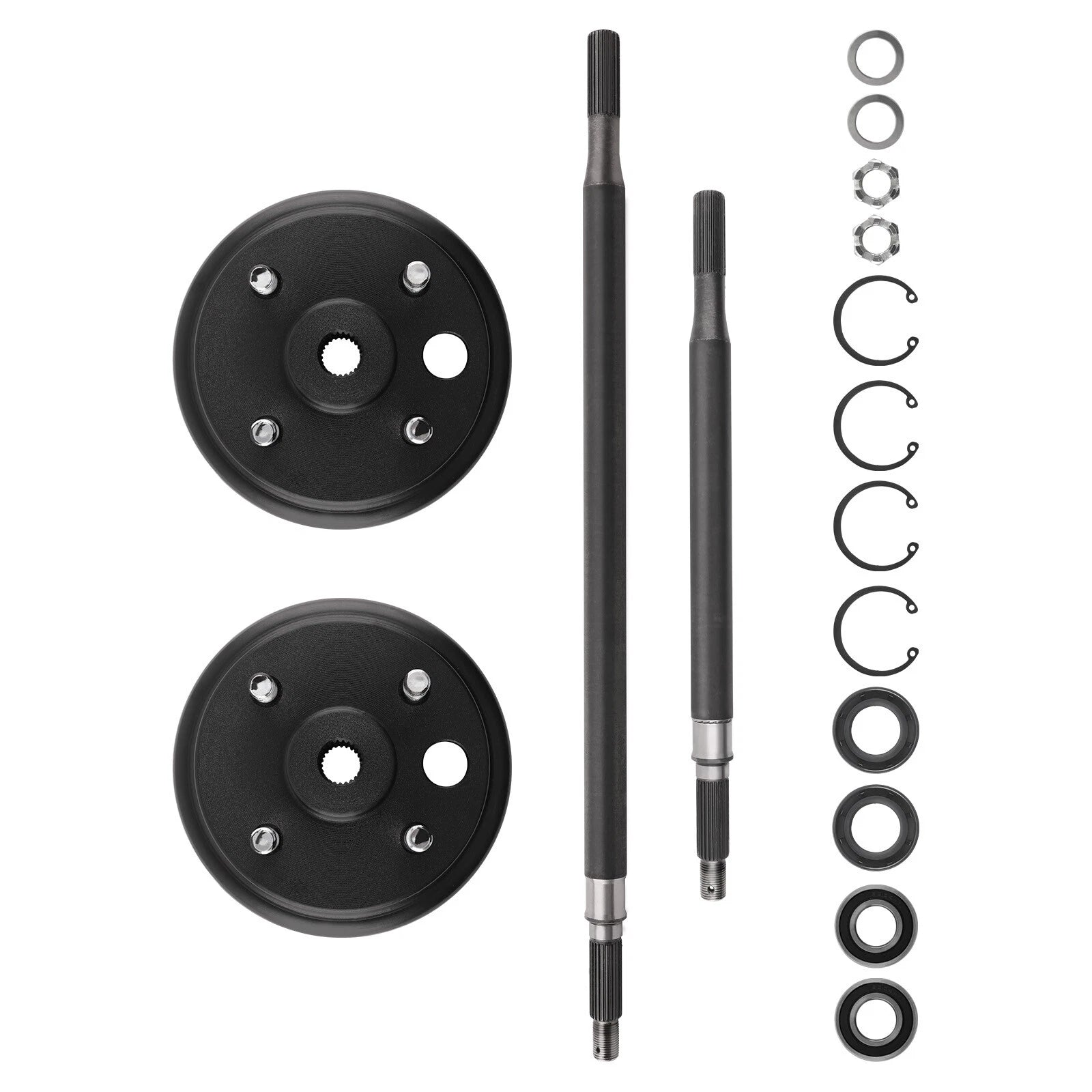 Rear Axle & Brake Hub Drum Assembly Kit for Columbia HD Elec (1986–Present)