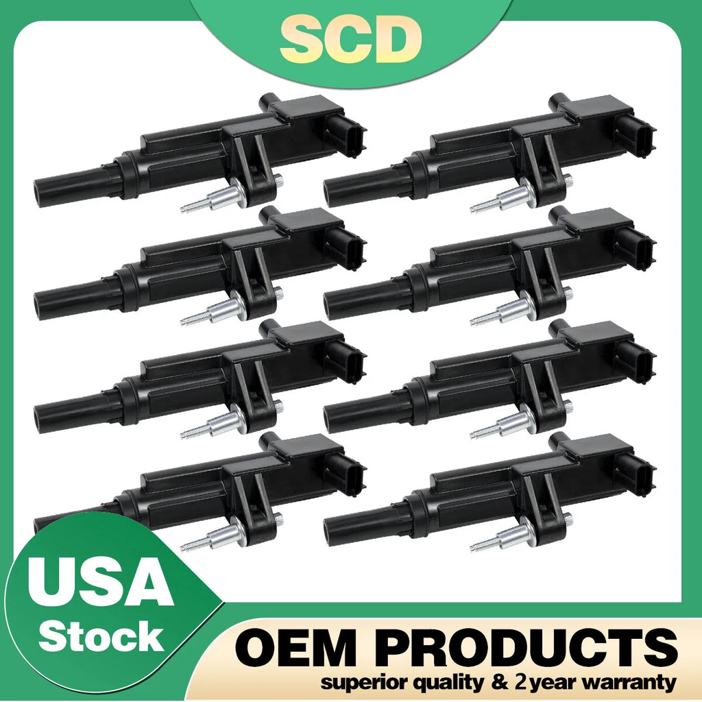 Set of 8 Ignition Coils for Chrysler Dodge Jeep Ram 4.7L V8 (2008–2012) 5149049AB UF601