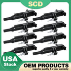 Set of 8 Ignition Coils for Chrysler Dodge Jeep Ram 4.7L V8 (2008–2012) 5149049AB UF601