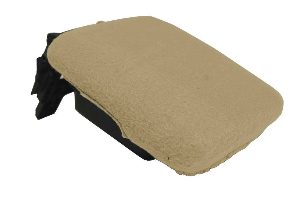 Fleece Console Lid Armrest Cover for Volvo C30 C70 S40 V50 (2008–2012) Beige