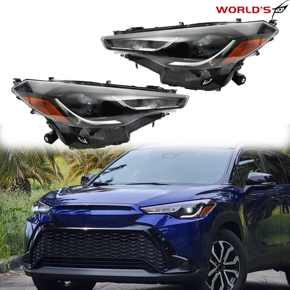 LED Headlight Assembly for Toyota Corolla Cross (2022–2023) Set of 2