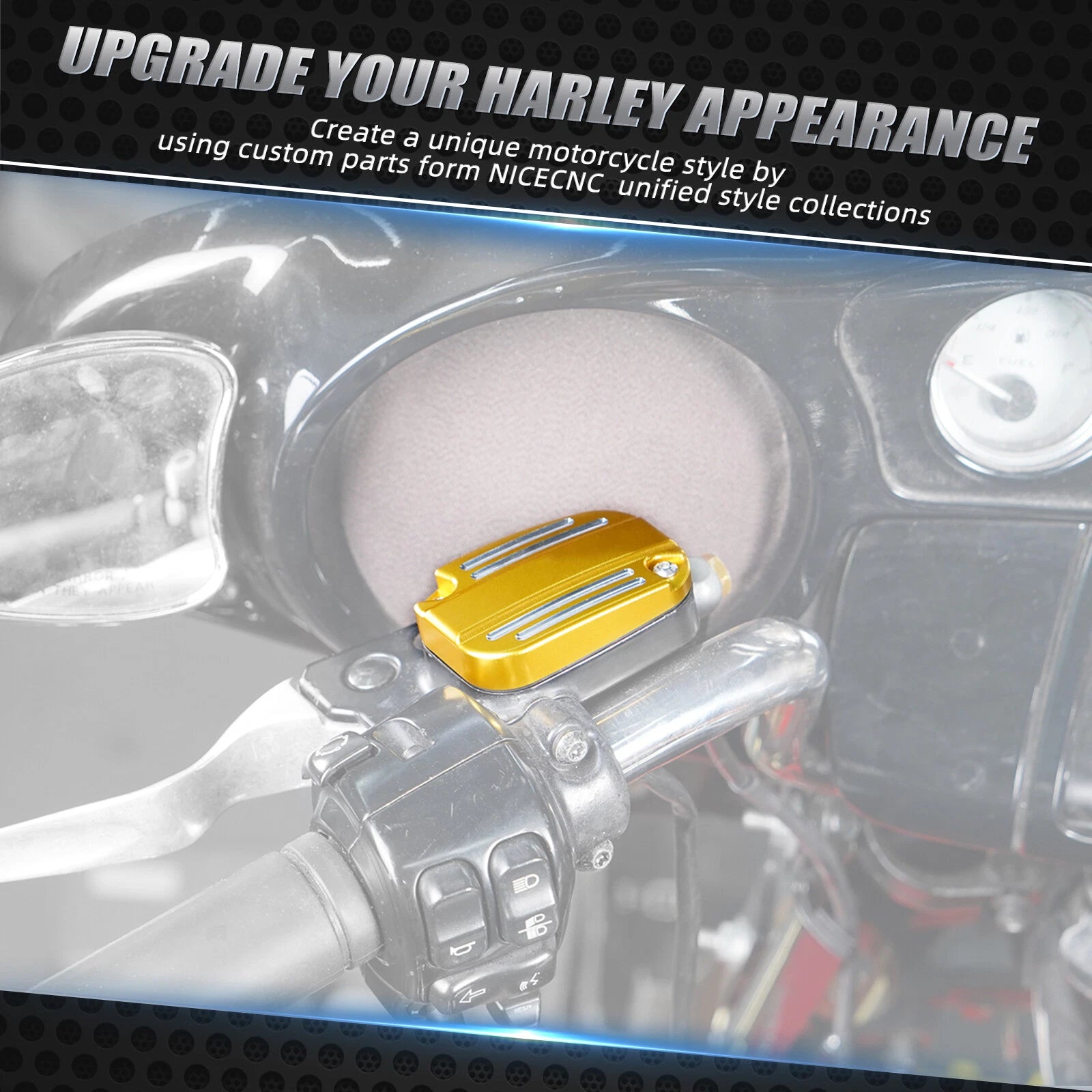 Clutch Master Cylinder Cover Cap for Harley Street Glide FLHX (2017–2020)