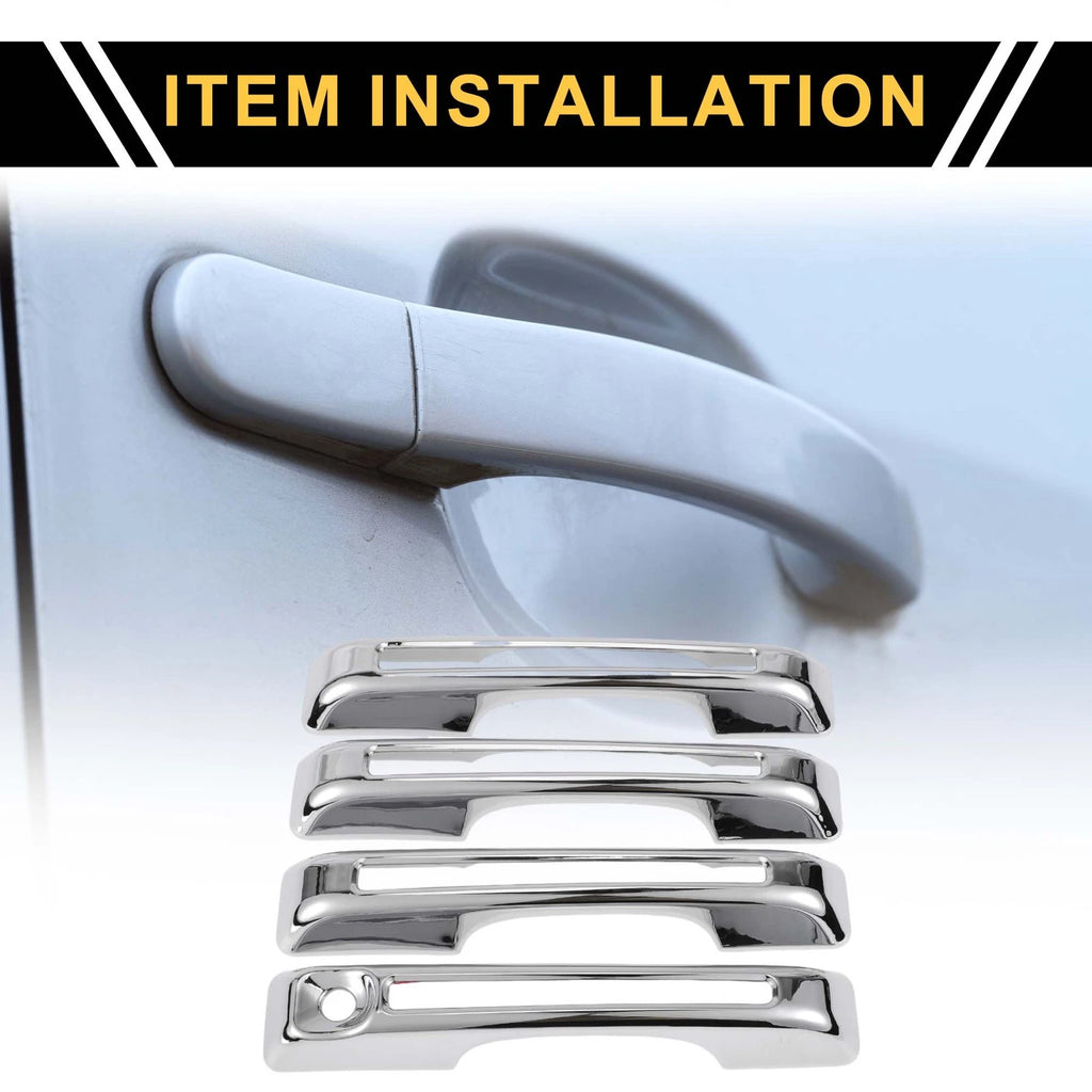 Set of 1 Car Door Handle Protector for Ford Maverick (2022–2023) Silver Tone