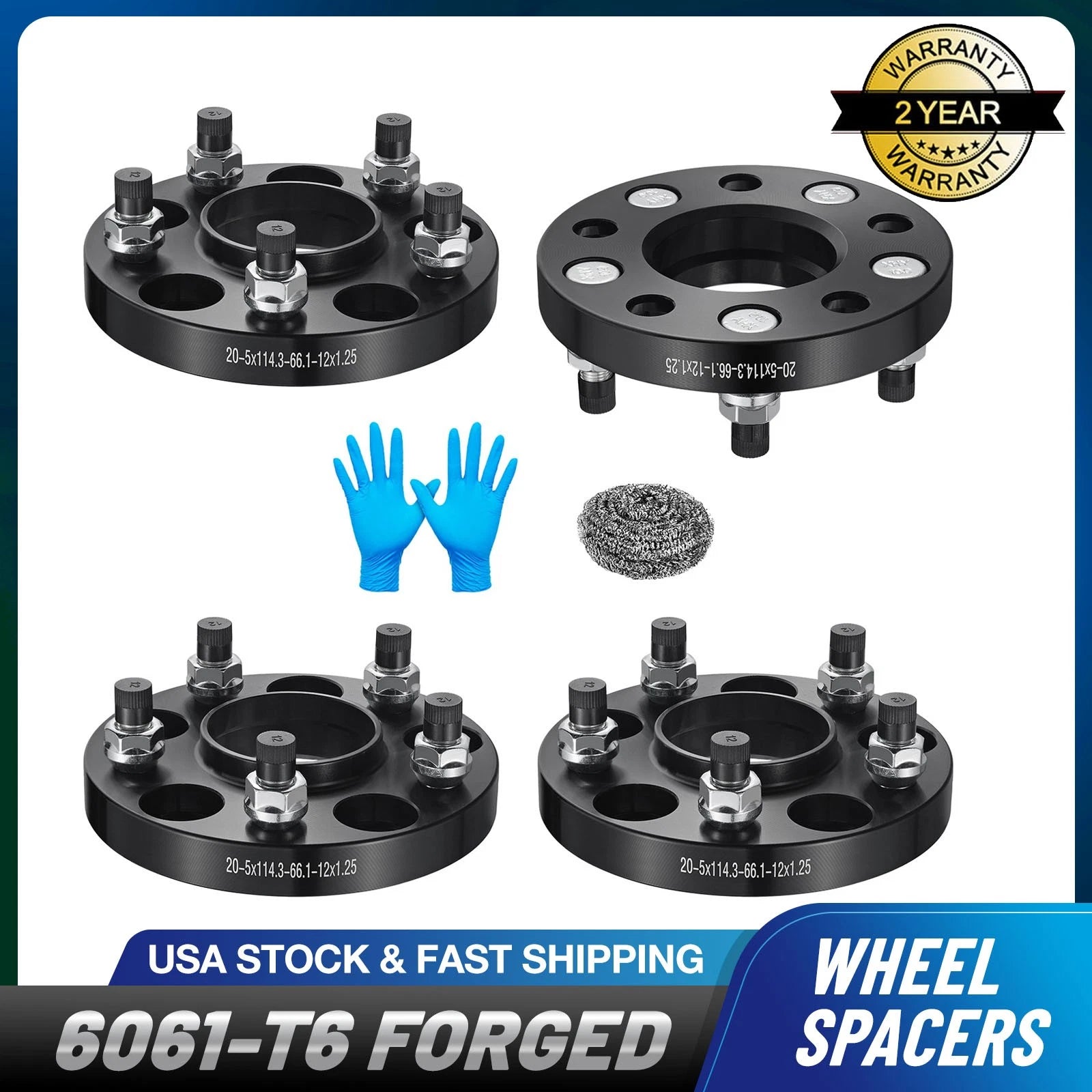 Set of 4 Hubcentric Wheel Spacers for Infiniti FX45 (2003–2008)
